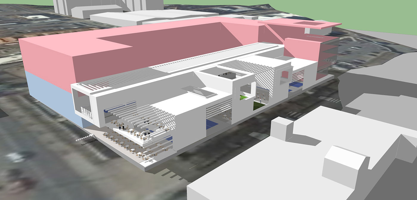 Architecture plans for Pickleball Court and Complex.